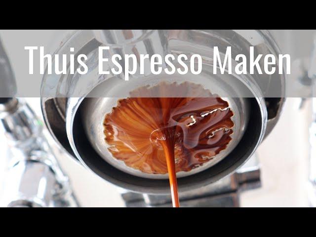 Espresso Maken voor Beginners