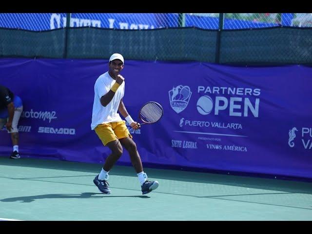 ATP Puerto Vallarta Challenger: Nishesh Basavareddy (USA) vs Luis Valdes (MEX) - HLs