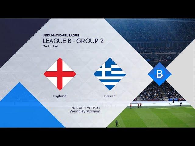 England vs Greece | Wembley Stadium | 2024-25 UEFA Nations League | PES 2021