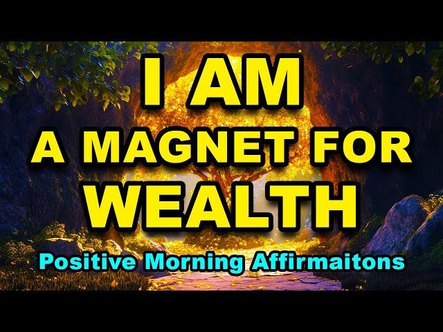 I AM Magnet for Wealth | Positive Morning Affirmations | Health, Happiness,  Abundance Affirmations