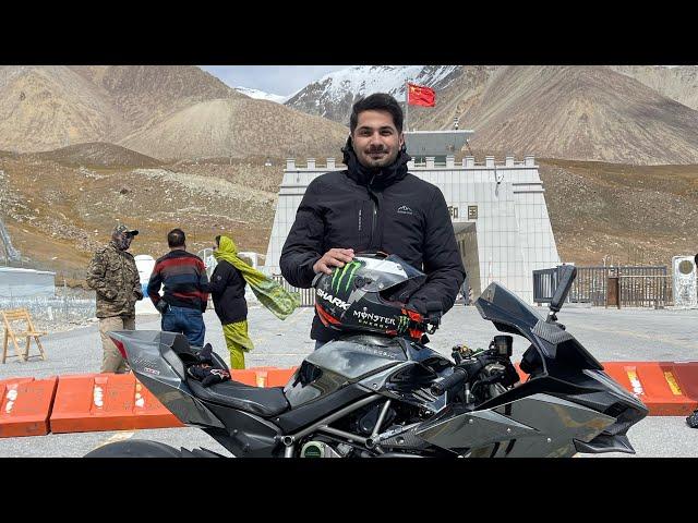 WORLDS FASTEST HYPERBIKE AT THE WORLDS HIGHEST INTERNATIONAL BORDER CROSSING | ZS MOTOVLOGS |