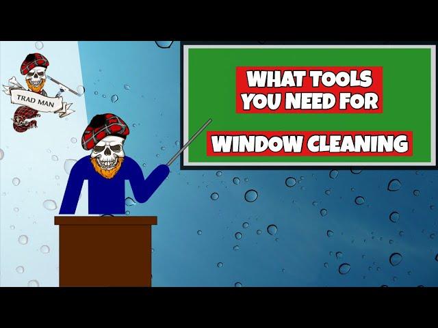 What tools you need for window cleaning