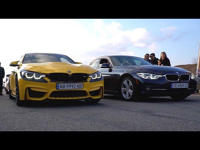 Как обогнать СПОРТКАРЫ? BMW 340 vs Taycan, Mercedes GT, Audi RS3, BMW M4, Tesla P100D, Camaro SS