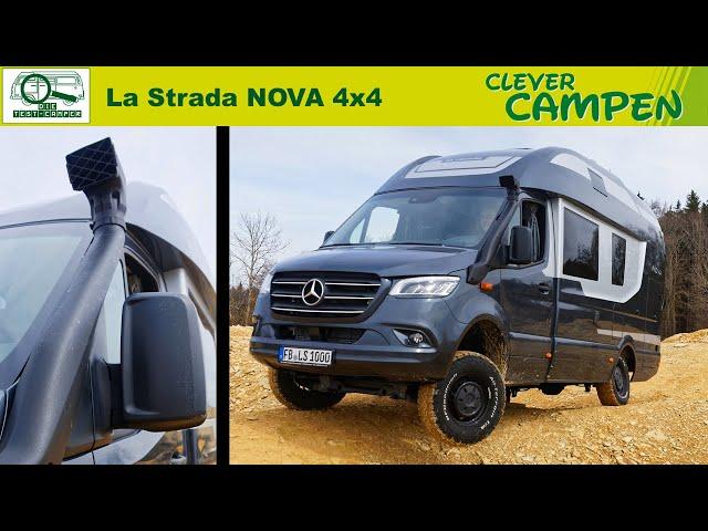 La Strada NOVA M 4X4 (2021) Allrad-Luxussprinter mit Monocoque - Test-Camper | Clever Campen