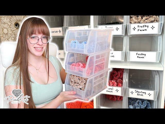 Organizing plans for my future scrunchies | PassioKnit Vlog