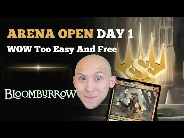 WOW Too Easy And Free | Arena Open Day 1 | Bloomburrow Sealed | MTG Arena