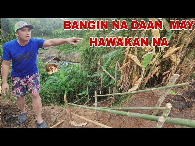 Daan na Bangin Papuntang Kubo May Hawakan na Sobrang Tarik ng Daan  dito