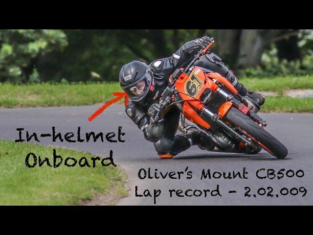 CB500 Oliver’s Mount Lap Record - 2:02.009 - Adam Shelton In-helmet Onboard - Cock O’ The North 2024