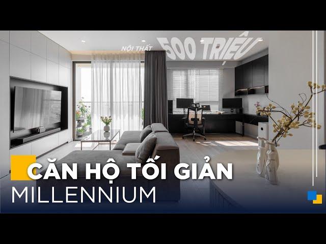 Chỉ 500 Triệu Có Ngay Căn Hộ Full Nội Thất Phong Cách Tối Giản | Gỗ An Cường x TQH Architects