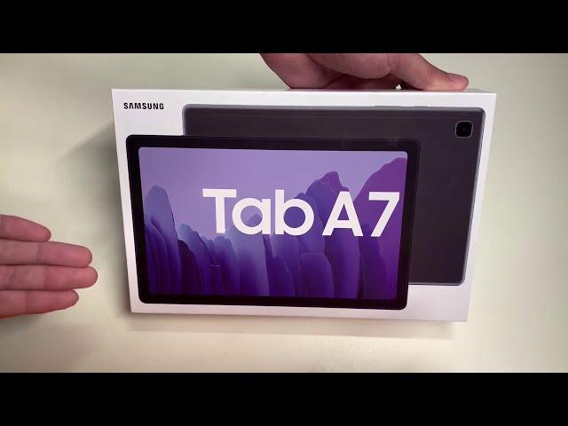 Samsung Galaxy Tab A7 10.4" 2021 Unboxing