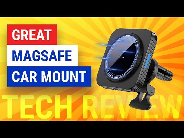 Great MagSafe Car Mount Charger for iPhone 13/12 | ESR HaloLock Magnetic Wireless Charger Review