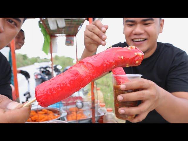 STREET FOOD MUKBANG with BOY SET UP