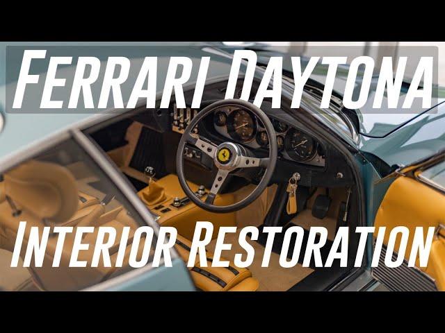 Ferrari Daytona Interior Retrim by O'Rourke Coachtrimmers