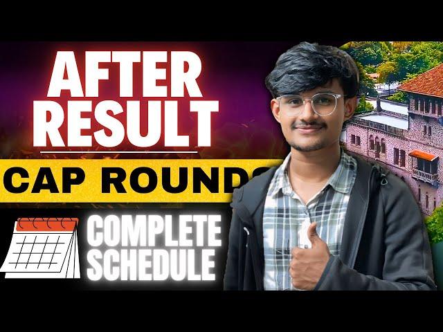 MHT-CET Complete CAP ROUND Schedule | Dates & Complete Schedule of CAP ROUNDS! MHT-CET 2025 