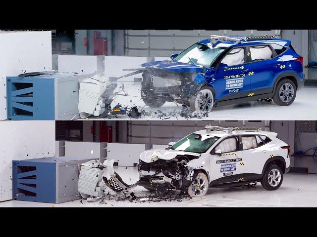 Kia Seltos VS Chevrolet Trax - IIHS Crash Test