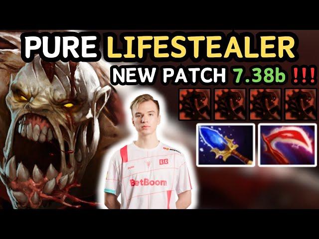  NEW PATCH 7.38b - Pure LIFESTEALER Safelane Gameplay  Pure Perspective - Dota 2