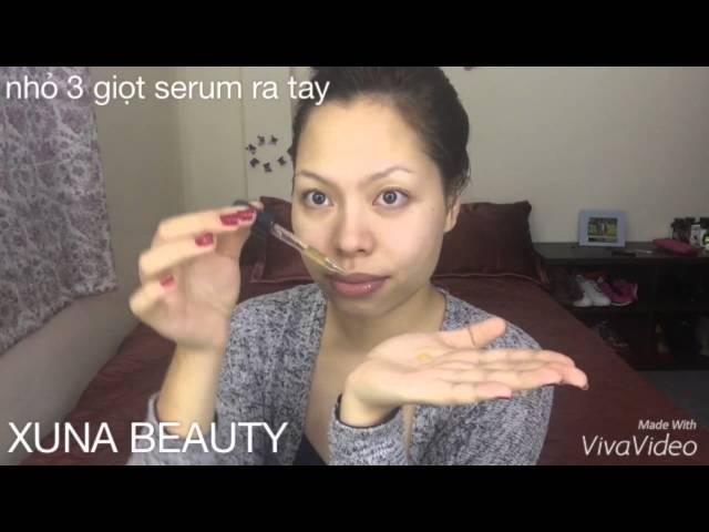 XUNA BEAUTY - taking care of your skin in 3 mins before going to sleep - 3' dưỡng da mặt ban đêm