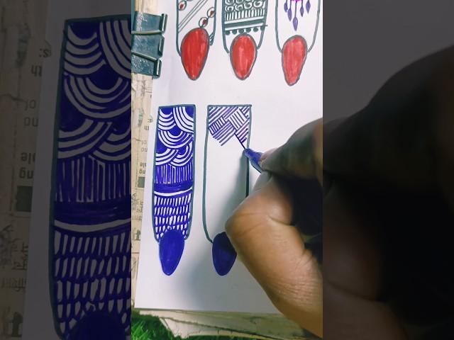 Easy Finger Design #mehndidesign #easyart #sandhya #all #arts
