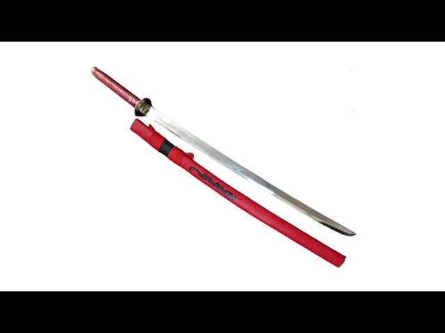 SAMURAI RED KATANA-SAMURAI SWORD