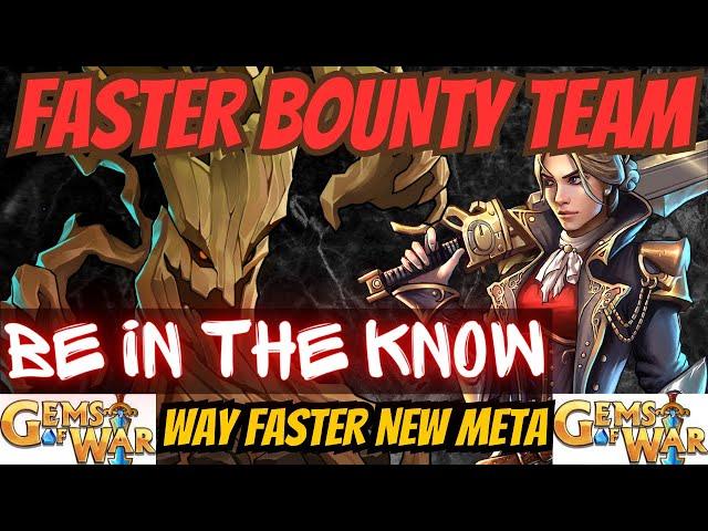 NEW FASTEST Gems of War Bounty Hunter Team 2023 | 2 Teams to get Bounty Event done faster than ever!