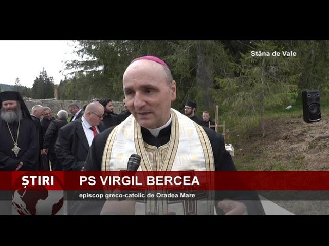 A fost sfințită piatra de temelie a mânăstirii greco-catolice de la Stâna de Vale