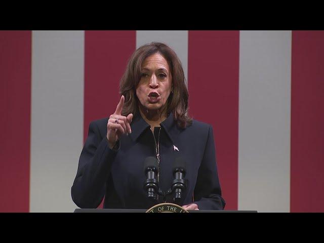 Kamala Harris speaks out about the results of the election