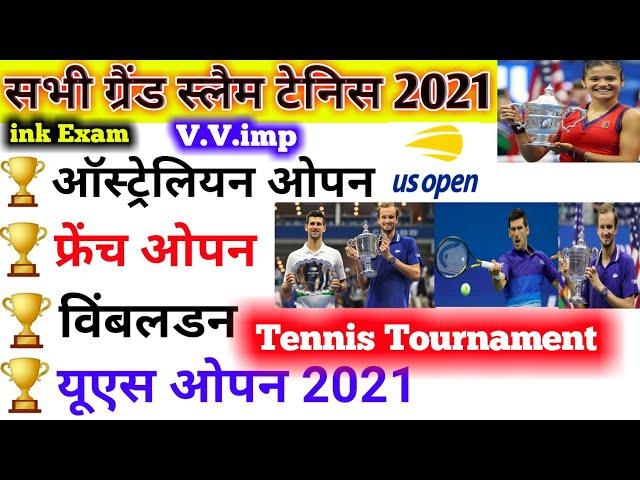 Grand Slam tennis tournament 2021| US Open 2021| Current Affairs 2021 Sports| Grand slam 2021 winer