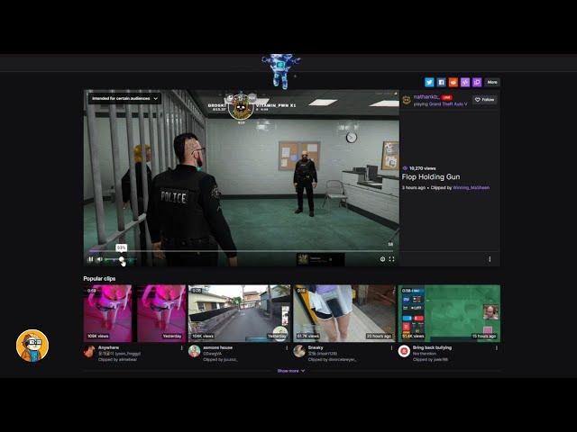 Koil Reacts To Declan Going Off Duty Because of Flop Holding A Gun... | NoPixel