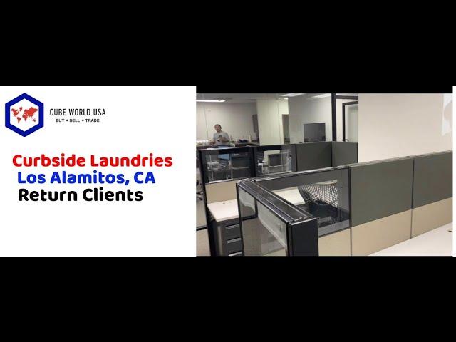 Curbside Laundries Custom Refurbished Herman Miller Ethospace Install