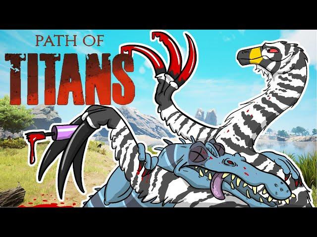 |Path of Titans| SOLO THERIZINOSAURUS tries new nail polish