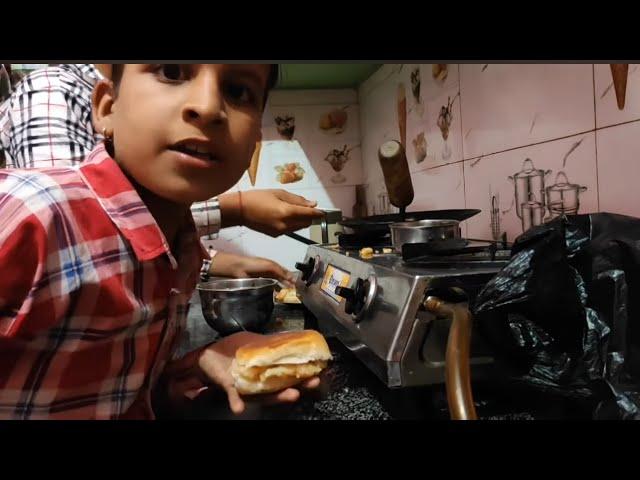 Making burger at home  ( by sahil joshi)