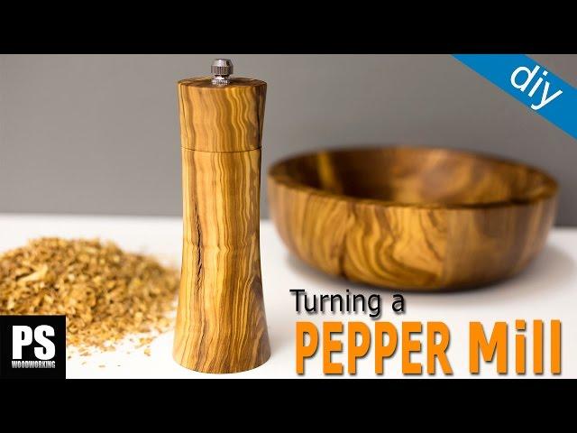 Turning a  Pepper Mill