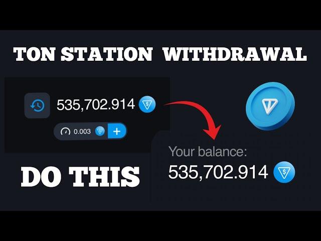 Ton Station Airdrop Withdrawal - Do This Immediately