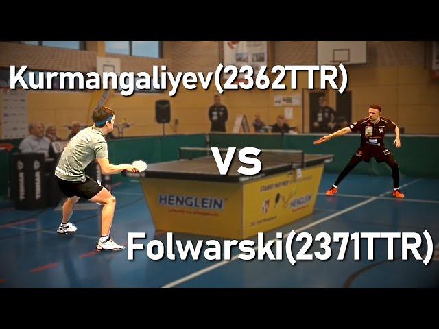 Hammer-Match gegen Abwehr | Kurmangaliyev(2362TTR) vs Folwarski(2371TTR) | 3.Bundesliga Süd