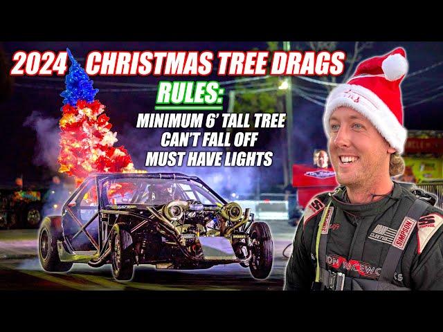 2024 Christmas Tree Drag Race WORLD CHAMPIONSHIP! Leroy Goes 6's! (FULL RACE)