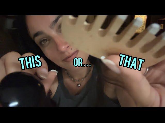 Fast Aggressive ASMR | THIS or THAT? (sooo many triggers!)