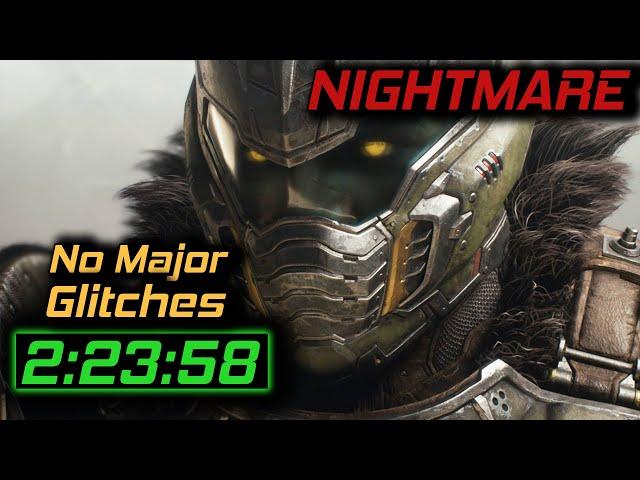 DOOM The Dark Ages Nightmare Speedrun in 2:23:58 | Any% Restricted