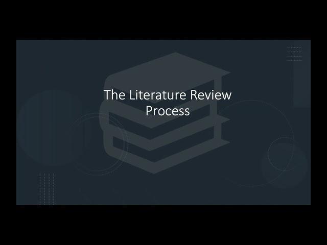 Strategies for Writing Literature Review Graduate, Dr  Mohammed Mansour  28 6 2021