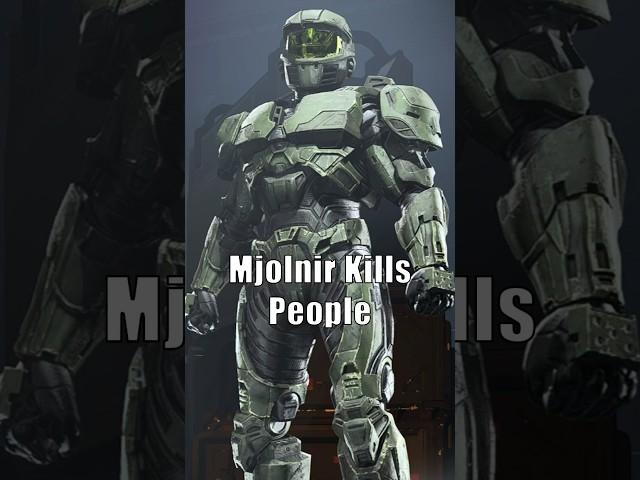That time Mjolnir crushed a dude #halolore #halo