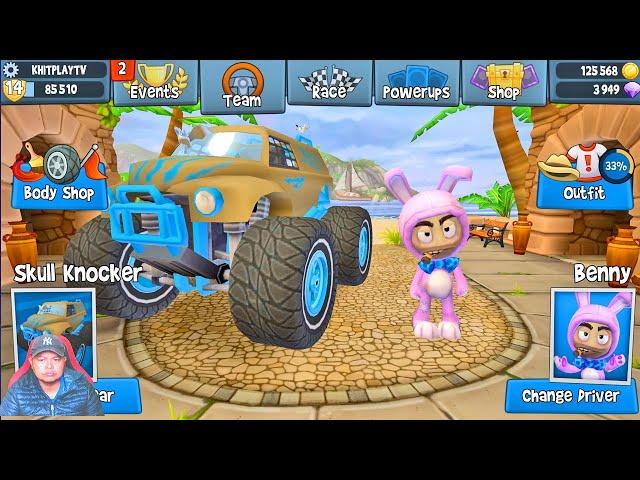 Benny Skull Knocker Challenge Outfits - BB Racing 2 - Khitplay TV, KPTV