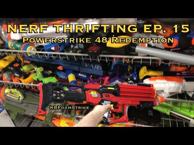 KBFoamStrike's NERF THRIFTING Vlog Ep. 15: Powerstrike 48 Redemption