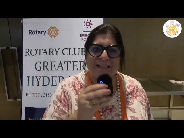 Rotary 3150 President elect and secretary elect training testimonials host club greater Hyderabad