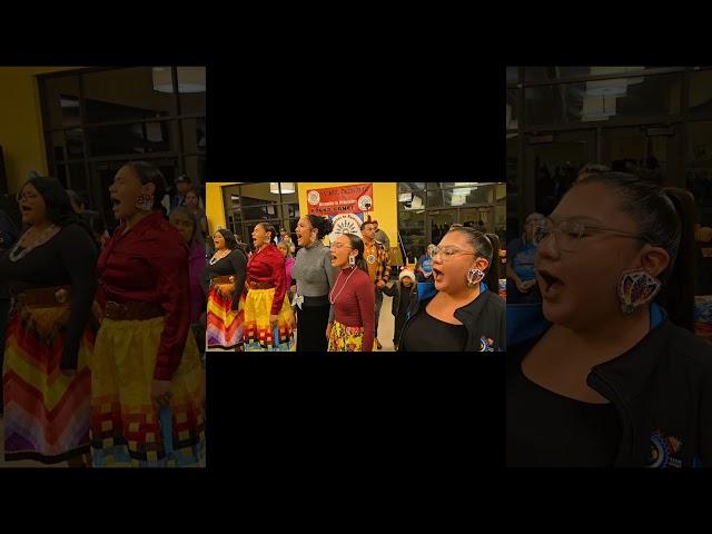 Women's Back Up singers at December to Remember Round Dance 2024