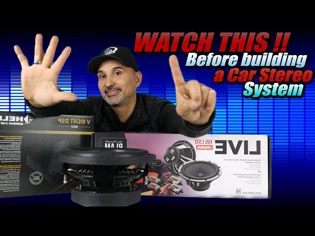 WATCH THIS BEFORE Building a Car Stereo System! 6 Things to know! Car Audio Info tricks and tips.