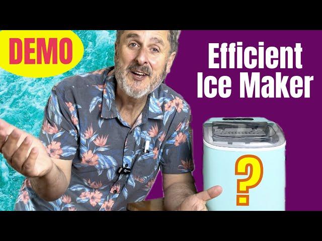R.W.FLAME Ice Makers Countertop, Portable Ice Maker Machine with Self-Cleaning, Review