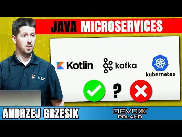 Modern Java Microservices in the Cloud • Andrzej Grzesik • Devoxx Poland 2022