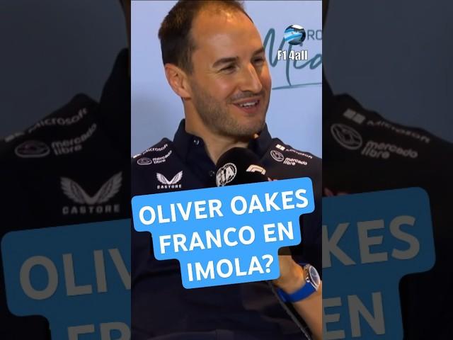 OAKES FRANCO  EN IMOLA? #f1 #formula1 #alpine #formulaone #franco #colapinto #alpinef1 #miamigp 