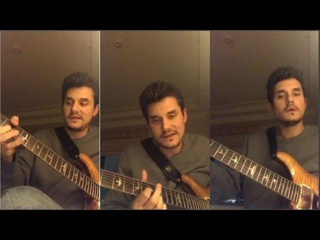 John Mayer Plays Stop This Train Live On Instagram | 19 November, 2017 |