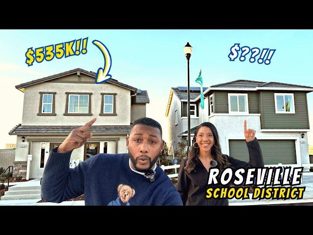 SACRAMENTO CA Most Affordable New Homes zoned to ROSEVILLE CA School District!