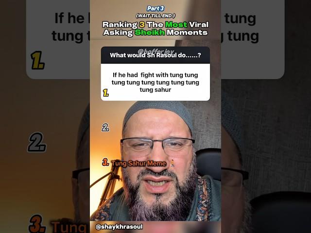 Ranking The Most Viral Asking Sheikh Moments (PT.3) 